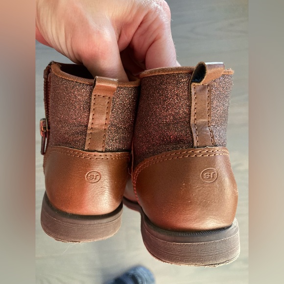 Stride Rite Lucy Boot 7.5T toddler girl in Mauve/Brown - Picture 12 of 14